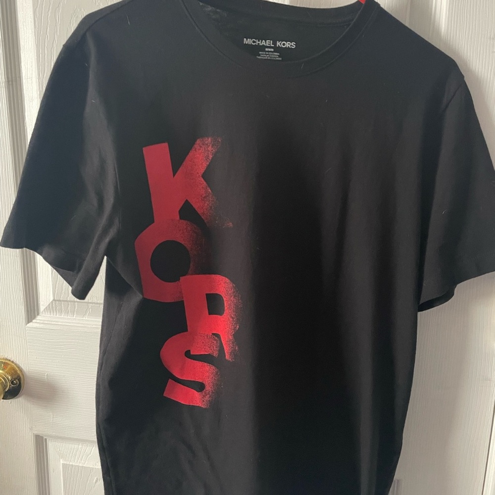 MK shirt black/red